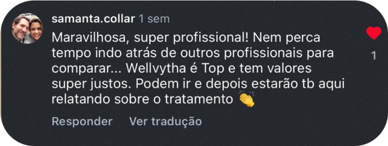 Feedback Dra Wellvytha Freitas